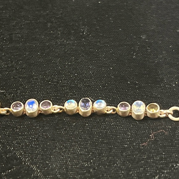 Sterling Silver NB Nicky Butler 925 Limited Edition Multi-Color Stone Bracelet - Picture 11 of 15